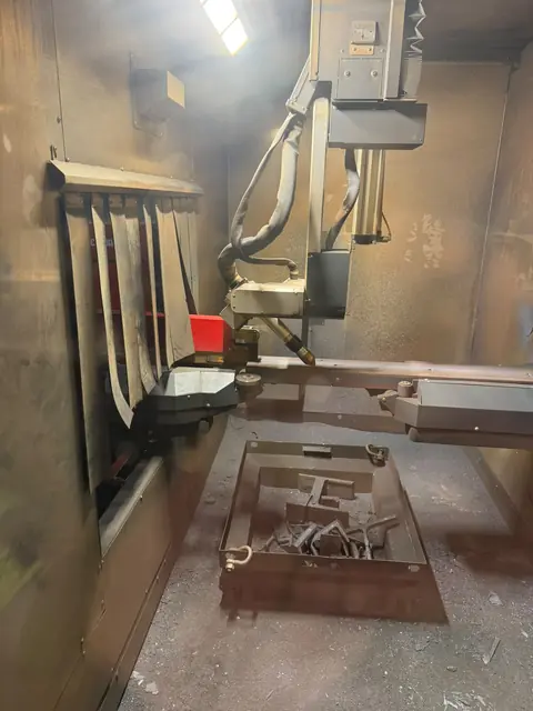 Cutting head inside the STIGAL MultiProfiler 3D cabin